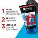 Garnier Skin Active 3-in-1 Charcoal Face Wash Scrub 50ml photo 1