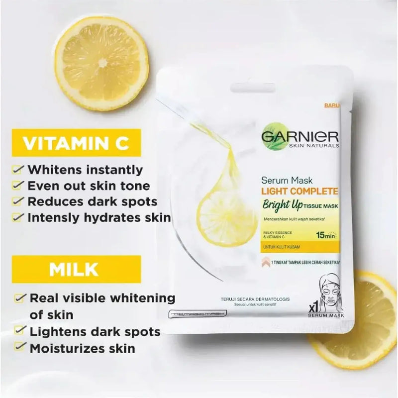 Garnier Skin Active Bright Complete Tissue Eye Mask 6g
