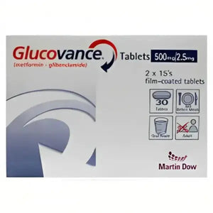 GLUCOVANCE TAB 500/2.5MG 30'S
