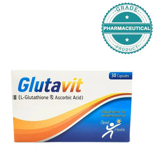 Glutavit capsule blister strip with Crystolite branding for glow and immunity | Derma.pk