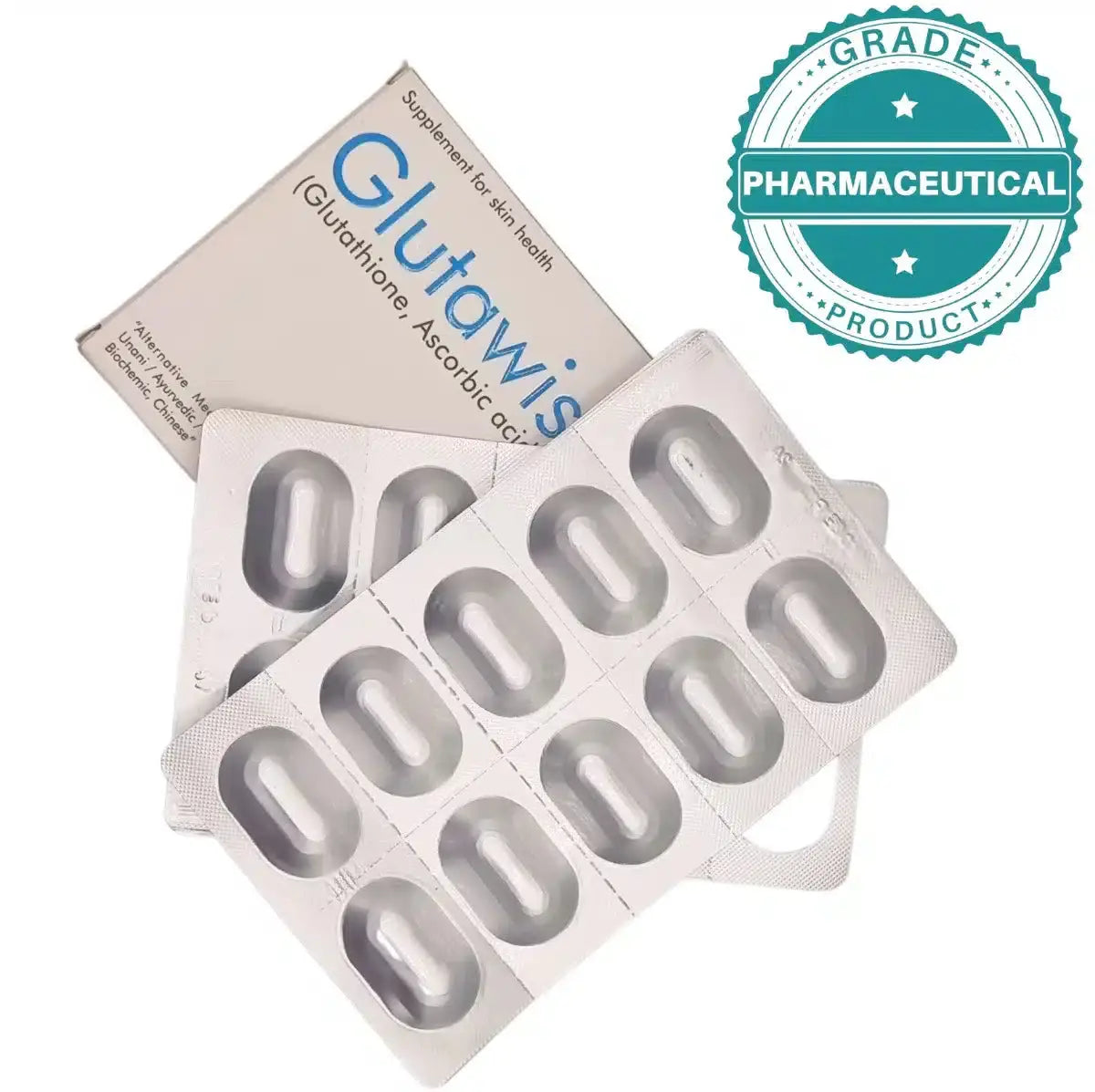GLUTAWIS TABLET (GLUTATHIONE, ASCORBIC ACID) 20 TABLETS PACK