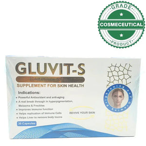 Gluvit-S Glutathaione Supplement for Skin Health 500mg