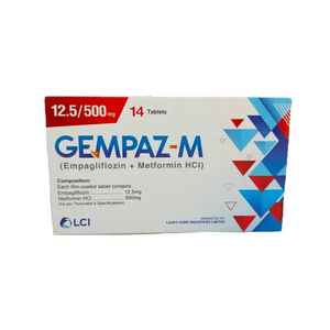 Gempaz+ Tablets 12.5/500mg — Empagliflozin & Metformin for Type 2 Diabetes