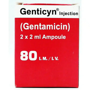 Genticyn IM/IV Injection 80mg (2 Ampoules) - Ray Pharma | derma.pk