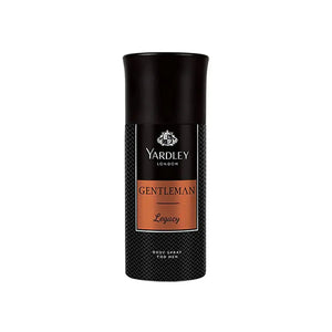 Yardley Men Gentleman Legacy Body Spray 150ml – Premium Long-Lasting Masculine Fragrance