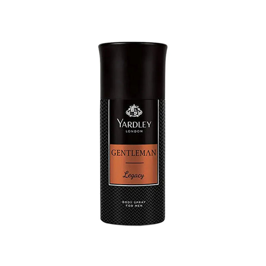 Yardley Men Gentleman Legacy Body Spray 150ml – Premium Long-Lasting Masculine Fragrance
