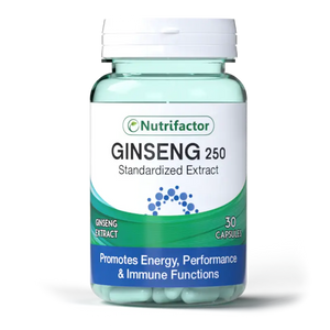 Ginseng Capsules 250mg 30s – Energy, Stamina & Immunity Support