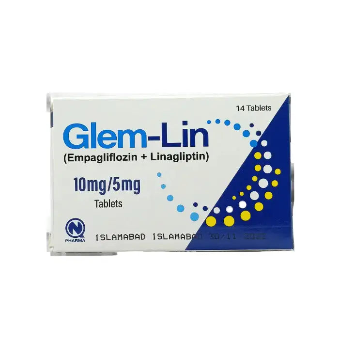 Glem Lin 10/5mg Tablets – Empagliflozin & Linagliptin for Type 2 Diabetes