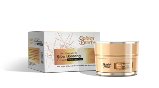 Golden Pearl Glow Boosting Cream – Vitamin C & E