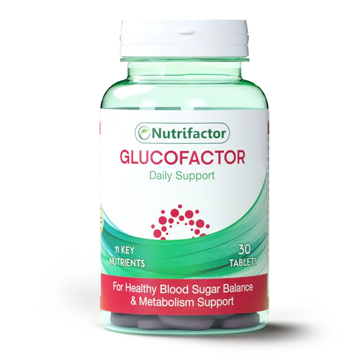 Glucofactor Tablets 30s – Blood Sugar & Metabolism Support Nutrifactor laboratories