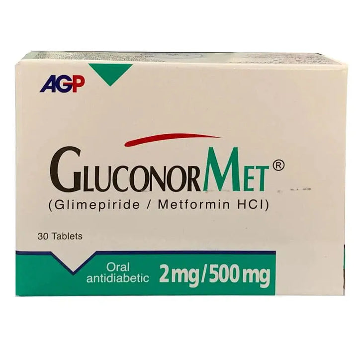 GLUCONORMET 2/500MG Tab 30's AGP