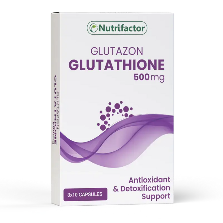 Glutazon 500mg Capsules 30s – Skin Brightening & Antioxidant Support Nutrifactor laboratories