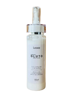 Gluto Brightening Body Lotion with Hyaluronic Acid — bottle front view