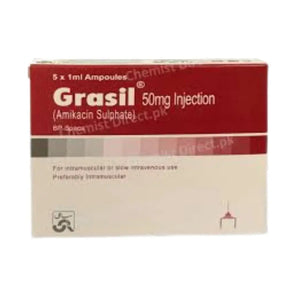 Grasil IM/IV Injection 50mg (Sami Pharm) - derma.pk