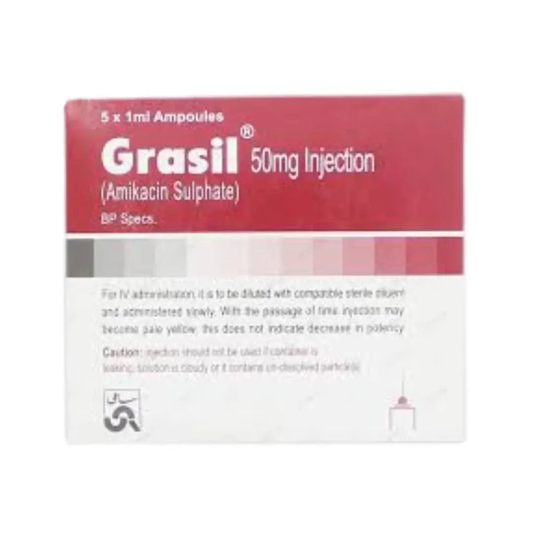 Grasil IM/IV Injection 50mg (Sami Pharm) - derma.pk