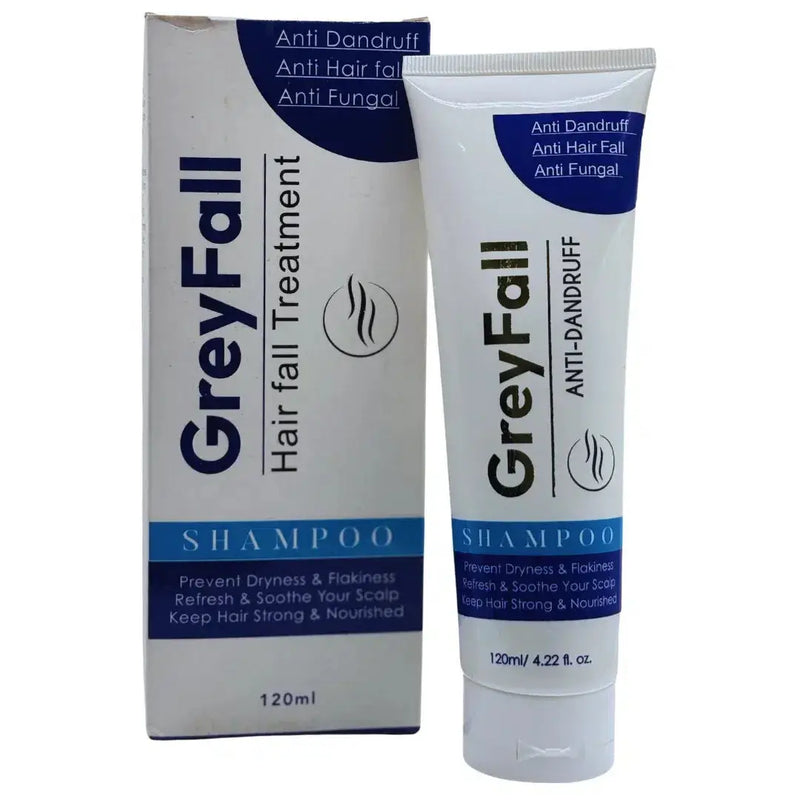 Grey Derm Greyfall Anti-Dandruff & Anti-Hair Fall Shampoo 120ml — Itchy Flaky Scalp