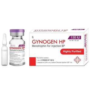 Gynogen HP 150 IU Injection – Menotropin for Female Infertility Treatment