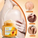 SADOER Yellow Peach Exfoliating Bath Salt Scrub 350g photo 2