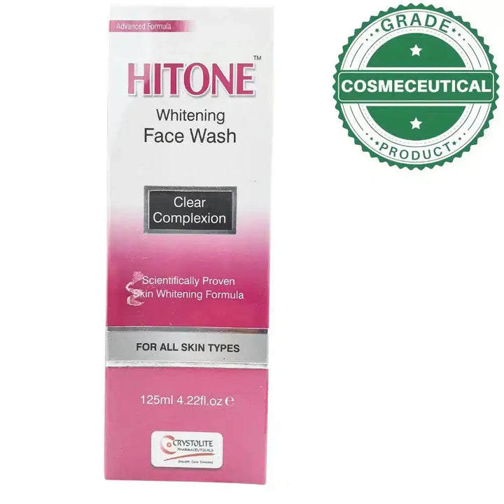 HITONE WHITENING FACE WASH CLEAR  COMPLEXION 125ml CRYSTOLITE