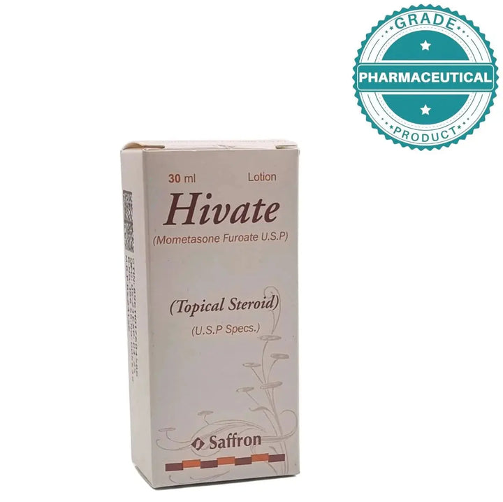 Hivate Lotion - Effective Relief for Skin Conditions with Mometasone Saffron