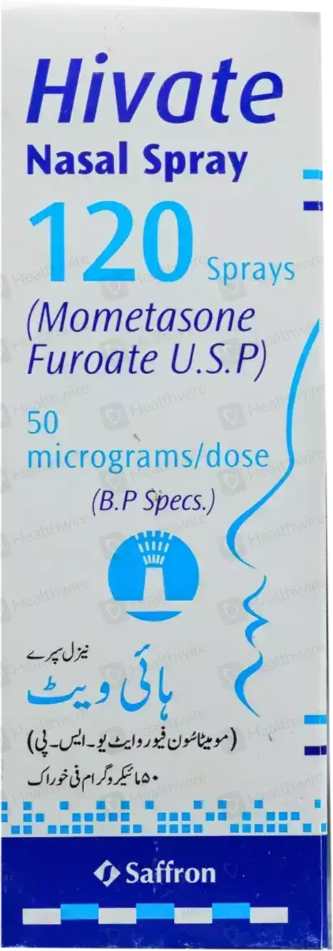 Hivate Nasal Spray 50mcg ��� Mometasone for Nasal Congestion Relief
