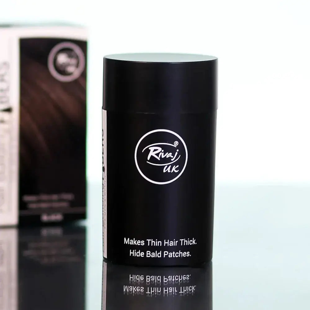 Rivaj Hair Building Fibers 25g Black second view instant hair thickening solution Pakistan