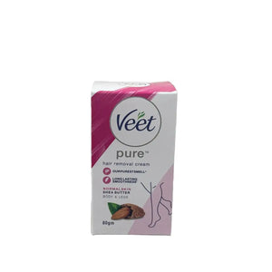 Veet Pure Hair Removal Cream 80gm for Normal Skin – Gentle & Effective