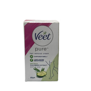 Veet Pure Hair Removal Cream for Dry Skin – Moisturizing Hair Removal