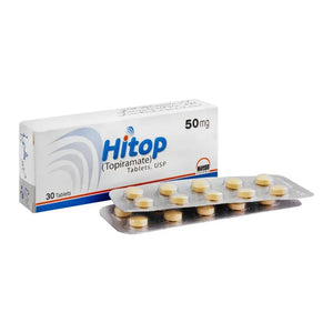 Hitop 50mg Tab – Topiramate for Epilepsy, Migraine & Seizure Control
