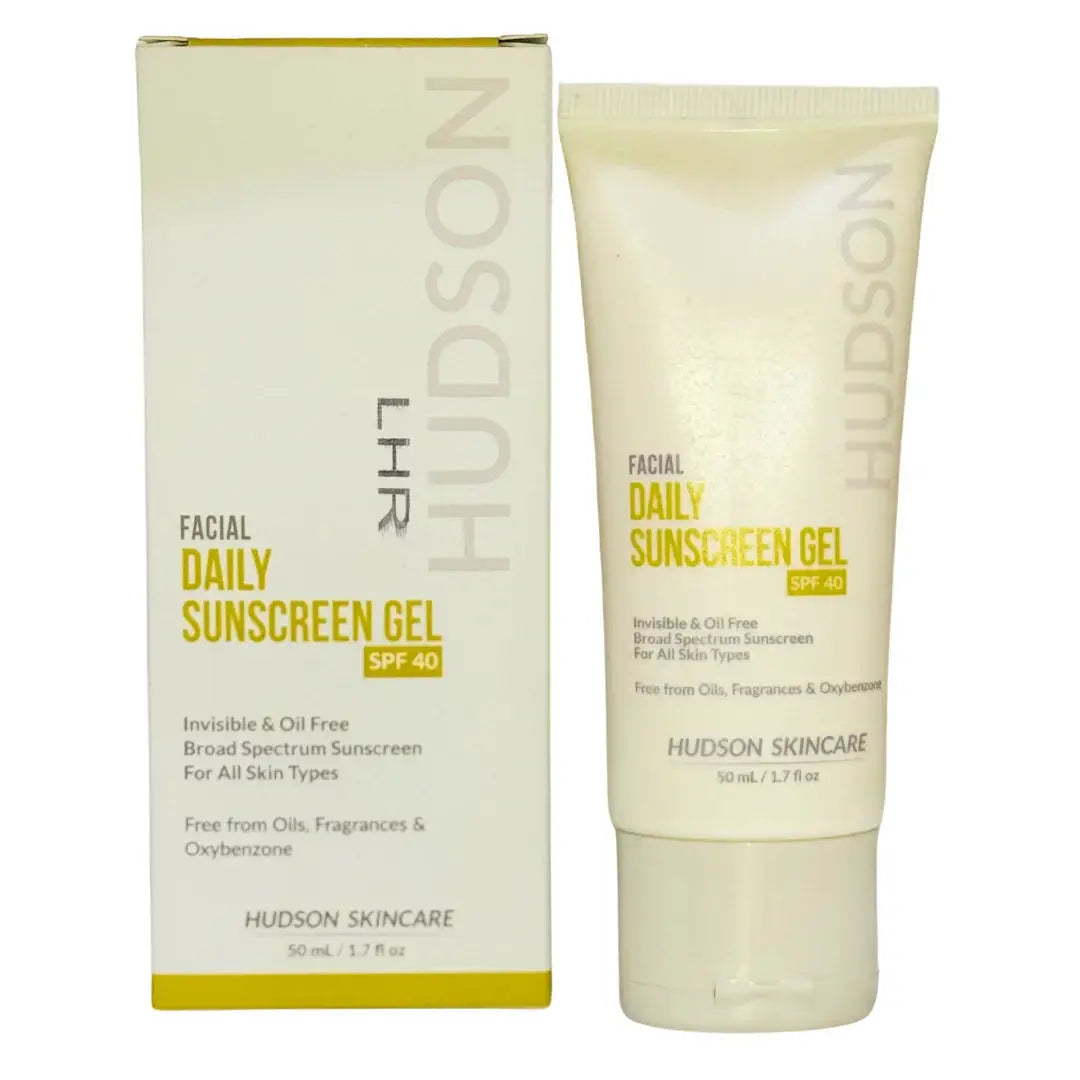 Hudson Facial Daily Sunscreen Gel SPF 40 | derma.pk
