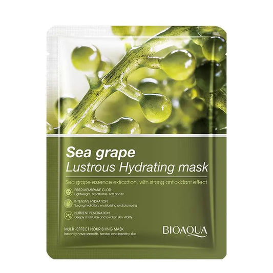 BioAqua Sea Grape Lustrous Hydrating Facial Mask - Deep moisture and firming