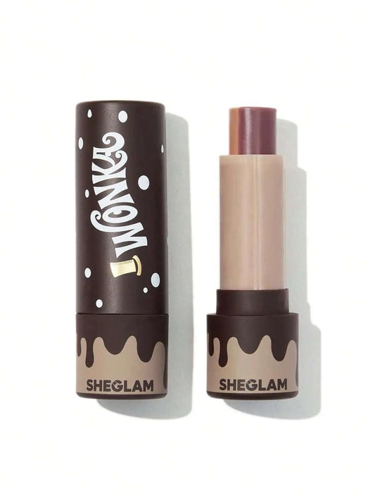 Sheglam Willy Wonka Cocoa Yum Lip Balm – front of packaging