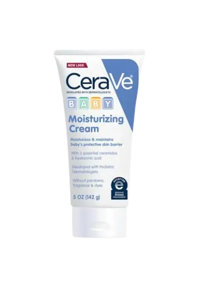 CeraVe Baby Moisturizing Cream with Hyaluronic Acid | Paraben, Sulfate, & Fragrance Free (142g) product photo