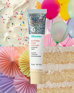 Glossier Balm Dotcom LIP Balm AND Skin Salve IN Birthday 15 ML