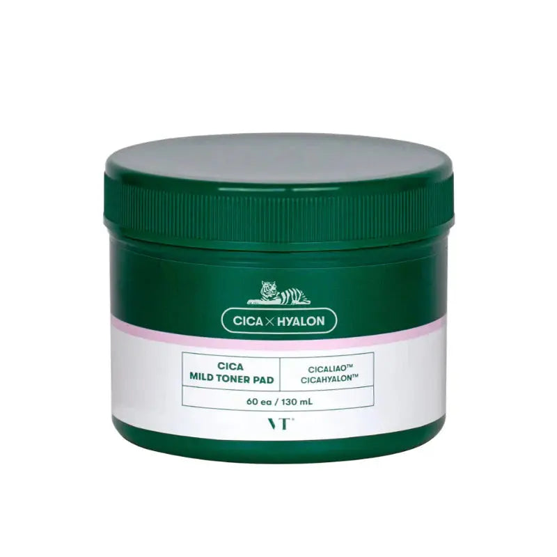 VT Cosmetics Cica Mild Toner PAD - 60 PCS