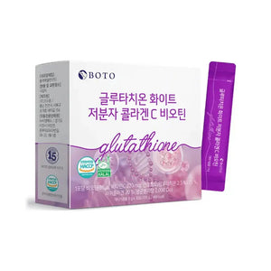 Boto Glutathione White Small Molecule Collagen C Biotin - 4g x 30 sticks
