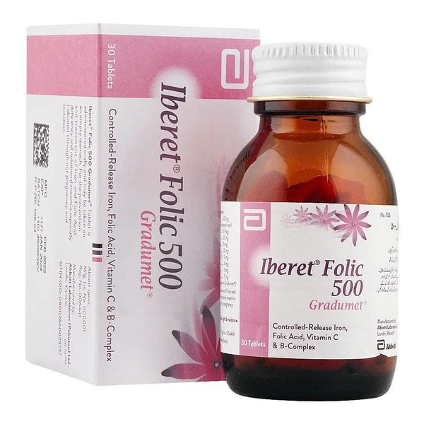 Iberet Folic 500mg Tab