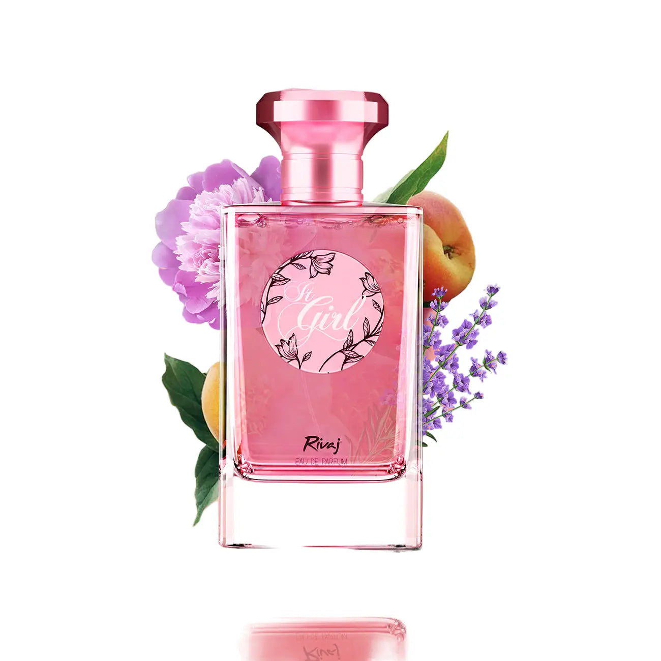 It Girl Women Perfume 100ml by Rivaj – bold modern floral scent packaging side view