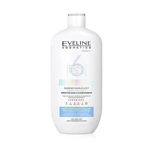 Eveline 6 Ceramides Body Cream – Deep Hydration and Skin Barrier Repair