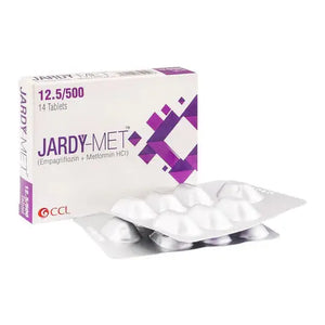 Jardy-Met 12.5/500mg Tablets – Valsartan & Metformin for Diabetes & Hypertension – Available in Pakistan