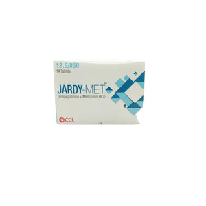 Jardy Met 12.5/850mg Tablets – Empagliflozin & Metformin for Type 2 Diabetes