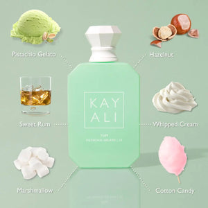Huda Beauty Kayali Yum Pistachio Gelato | 33 Eau de Parfum Intense 10ml – additional product angle