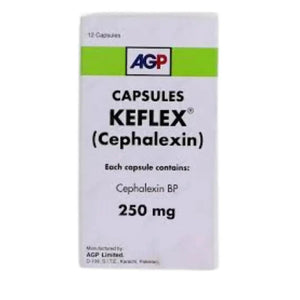 Keflex 250mg Capsules (AGP) - Buy Online at derma.pk