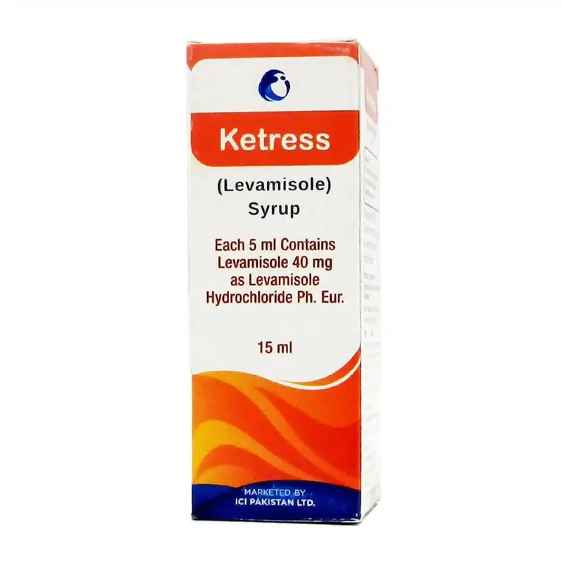 Ketress Syrup 40mg/5ml (Levamisole)