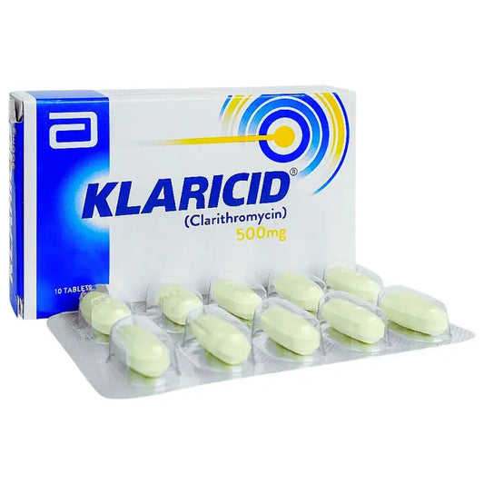 Klaricid XL Tablets 500mg (5 Tablets) - Abbott Laboratories | derma.pk