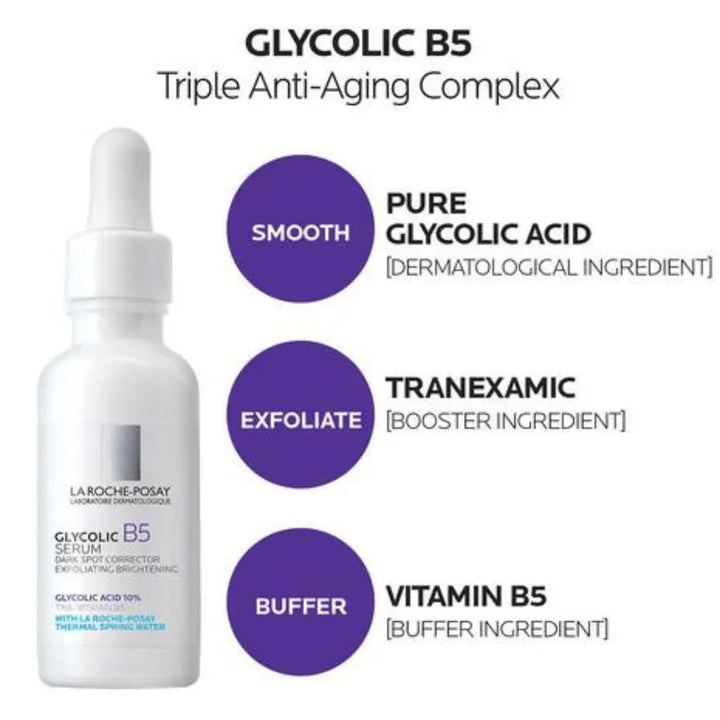LA ROCHE-POSAY B5 GLYCOLIC ACID SERUM 