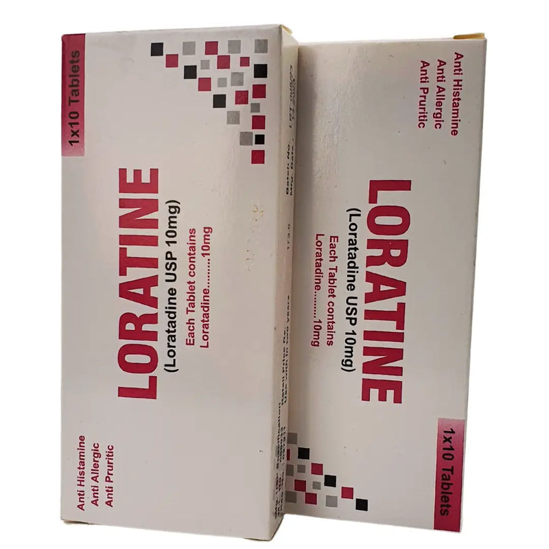 Loratine Loratadine 10mg Tablets