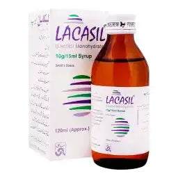 Lacasil Syrup 120ml 1’s – Effective Constipation Relief and Ammonia Absorption Reduction sami pharm (pvt) ltd.
