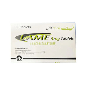 Lame 5mg Tablets for Blood Pressure & Angina