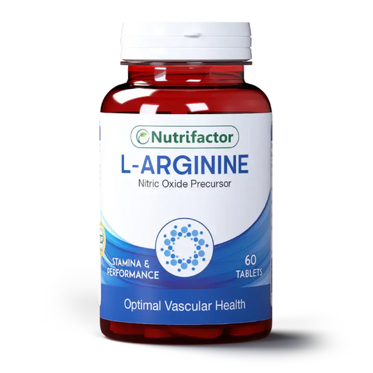 L-Arginine 1000mg Tablets 60s – Energy, Circulation & Heart Support
